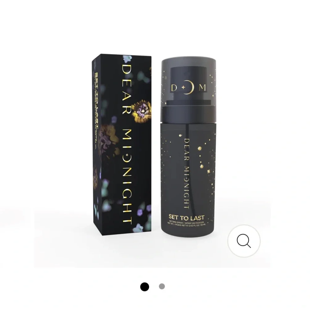 Dear midnight set to last setting spray
